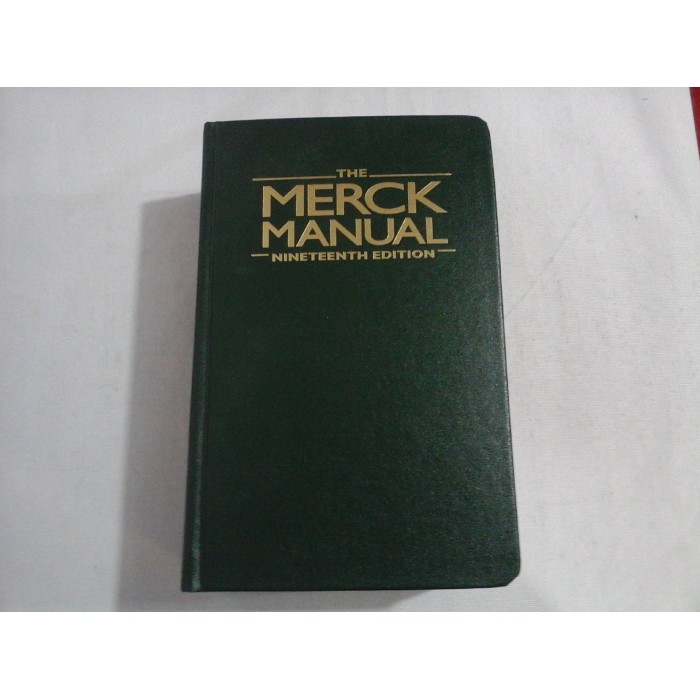 THE MERCK MANUAL - NINETEENTH EDITION 